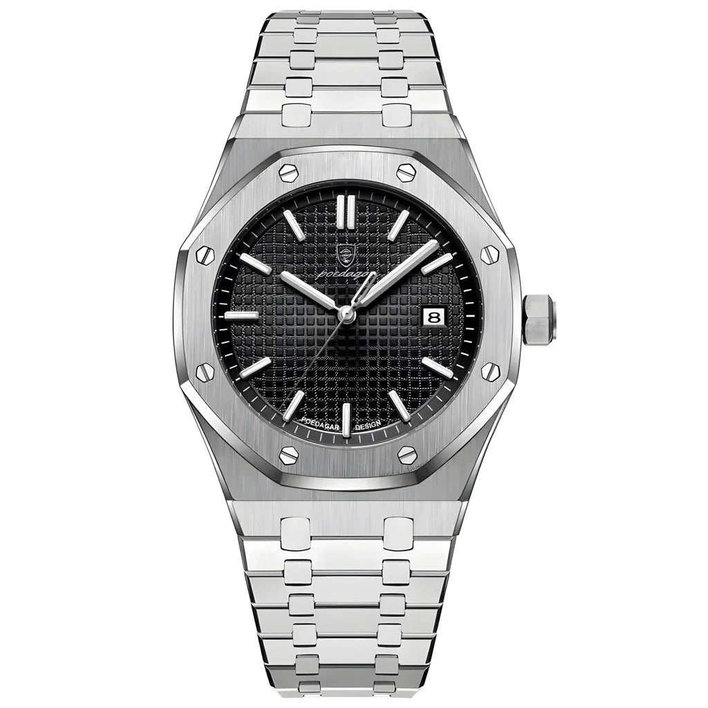 King's Oak 41mm Stainless Steel Quartz Watch - Sapphire Crystal