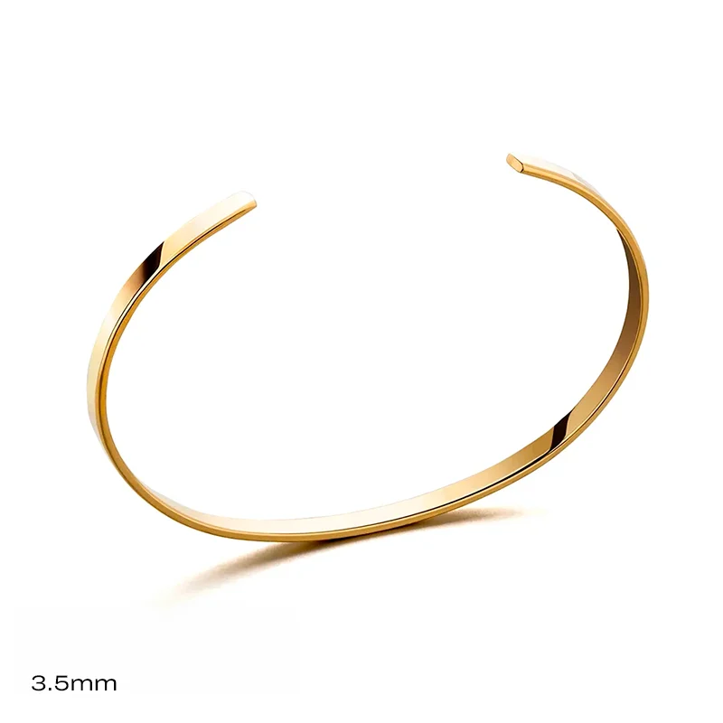 Cuff Bracelet Stainless Steel Men Bold Masculine Style