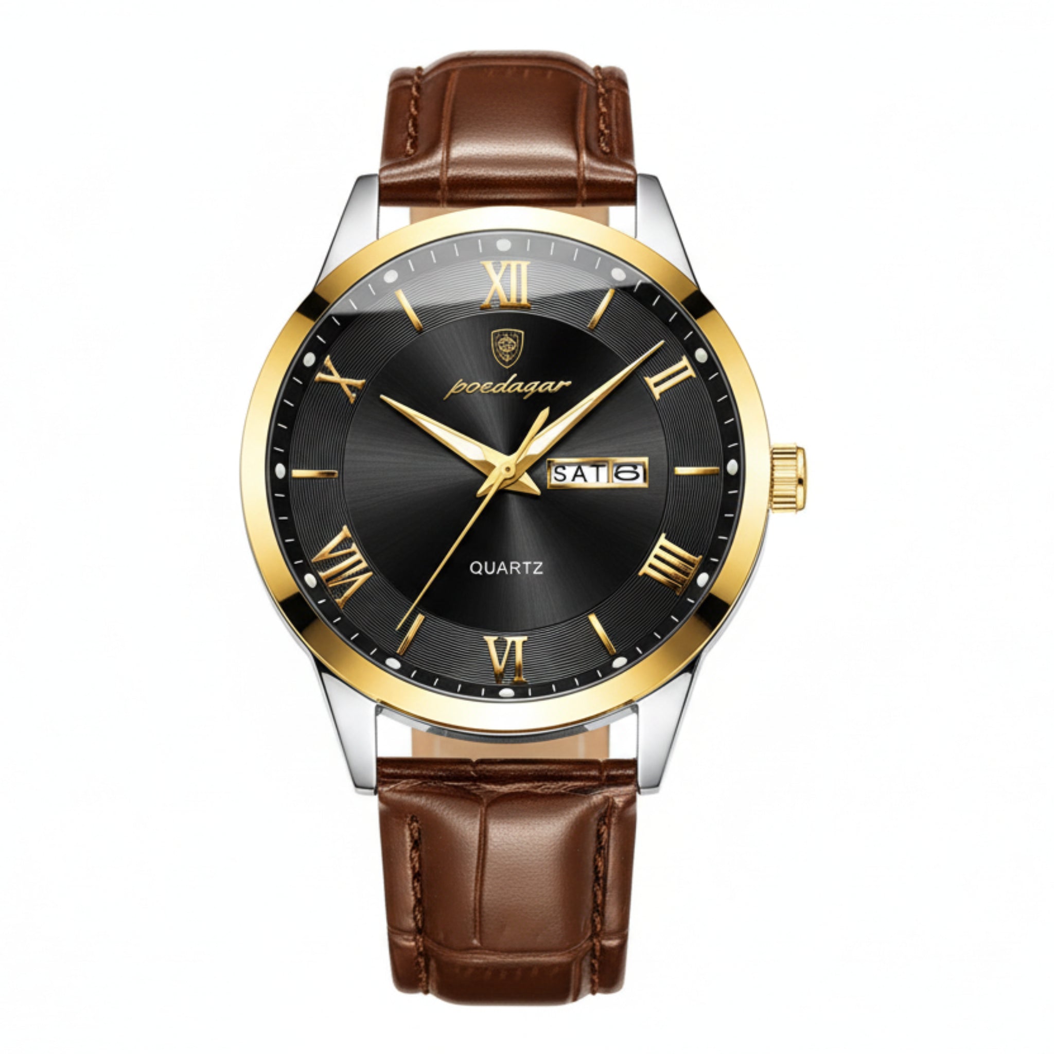 Legacy Men's Watch - Waterproof Leather Strap Business Quartz