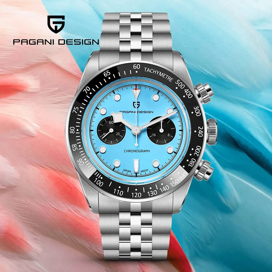 PD-1701 BB Flamingo Chronograph - Sapphire Crystal & 100M Water Resistant