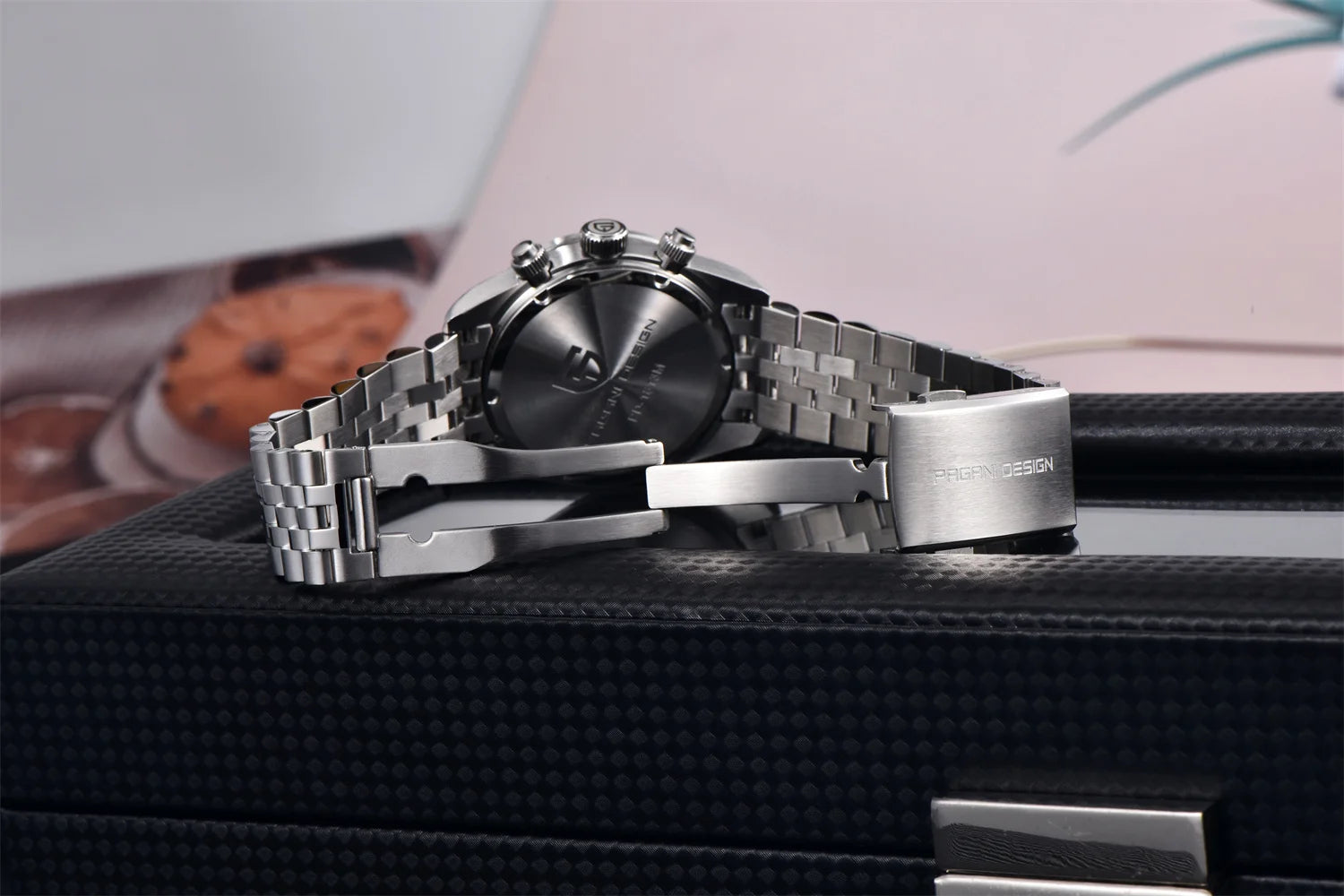 PD-1701 BB Flamingo Chronograph - Sapphire Crystal & 100M Water Resistant