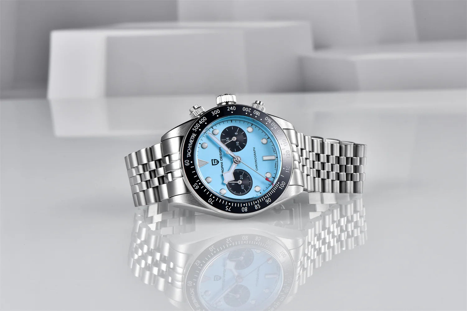 PD-1701 BB Flamingo Chronograph - Sapphire Crystal & 100M Water Resistant