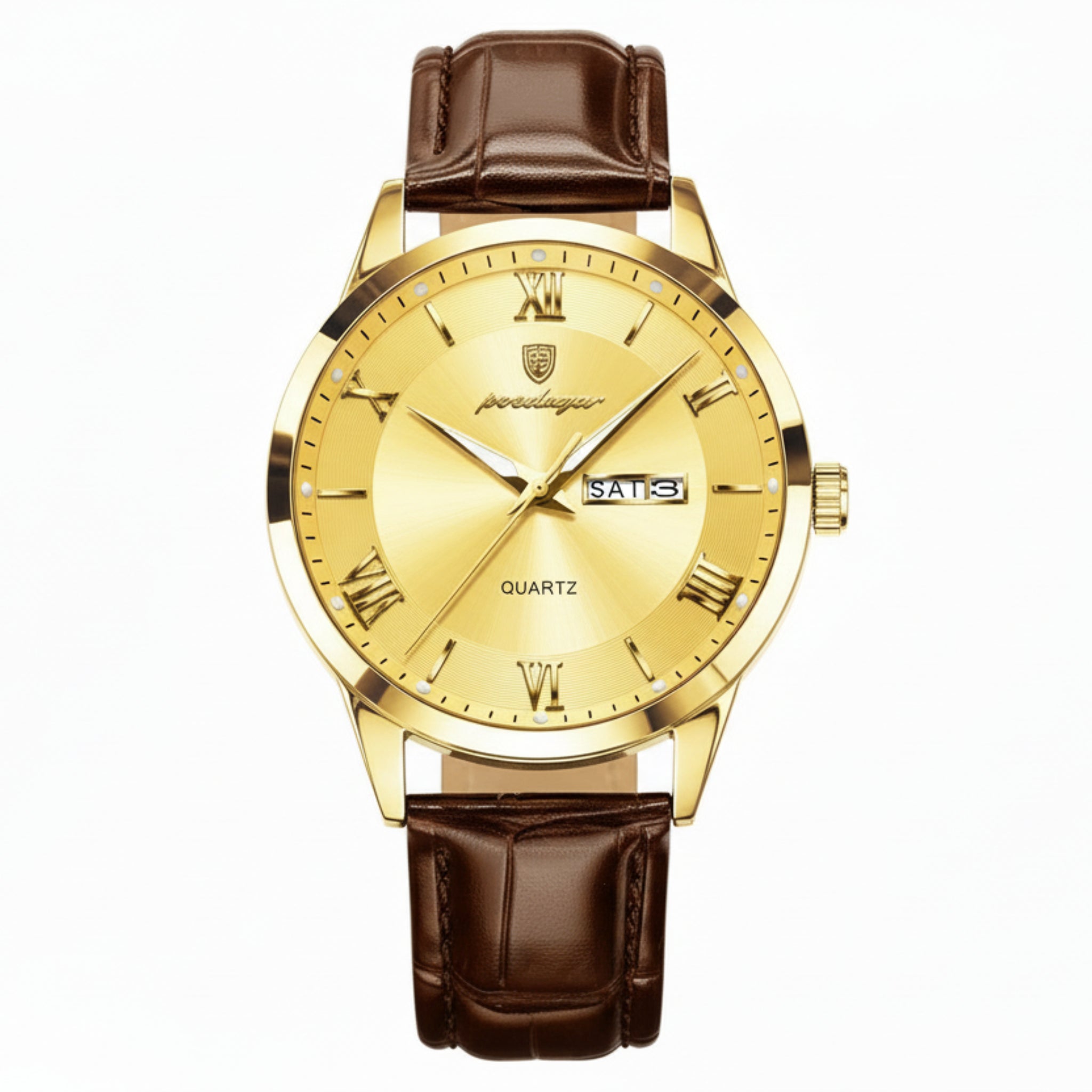 Legacy Men's Watch - Waterproof Leather Strap Business Quartz