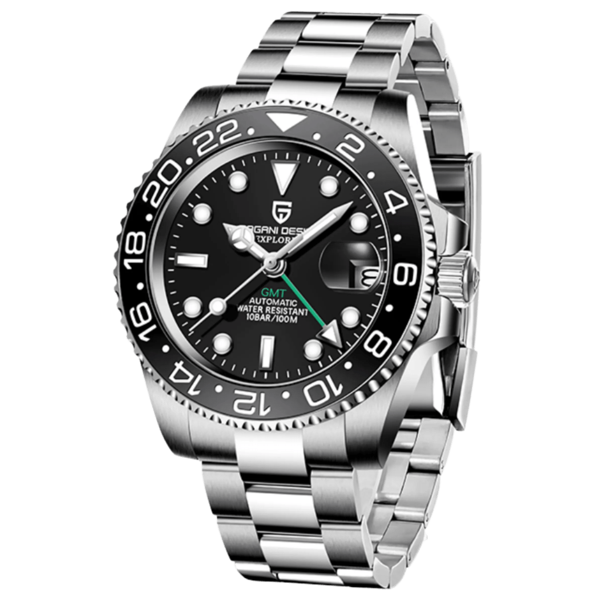 PD-1662 GMT 40mm Automatic Watch - Sapphire Crystal & 10 ATM