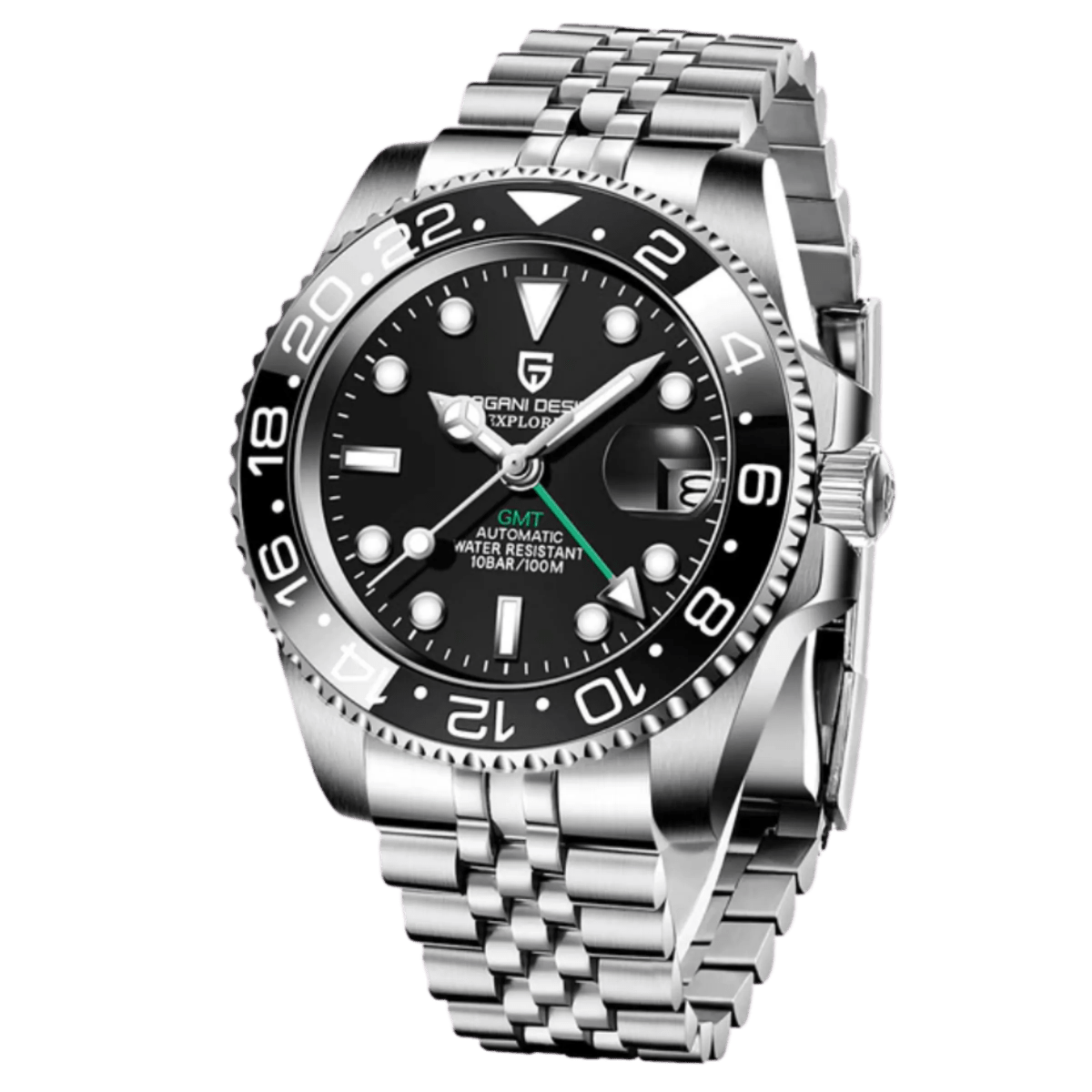 PD-1662 GMT 40mm Automatic Watch - Sapphire Crystal & 10 ATM