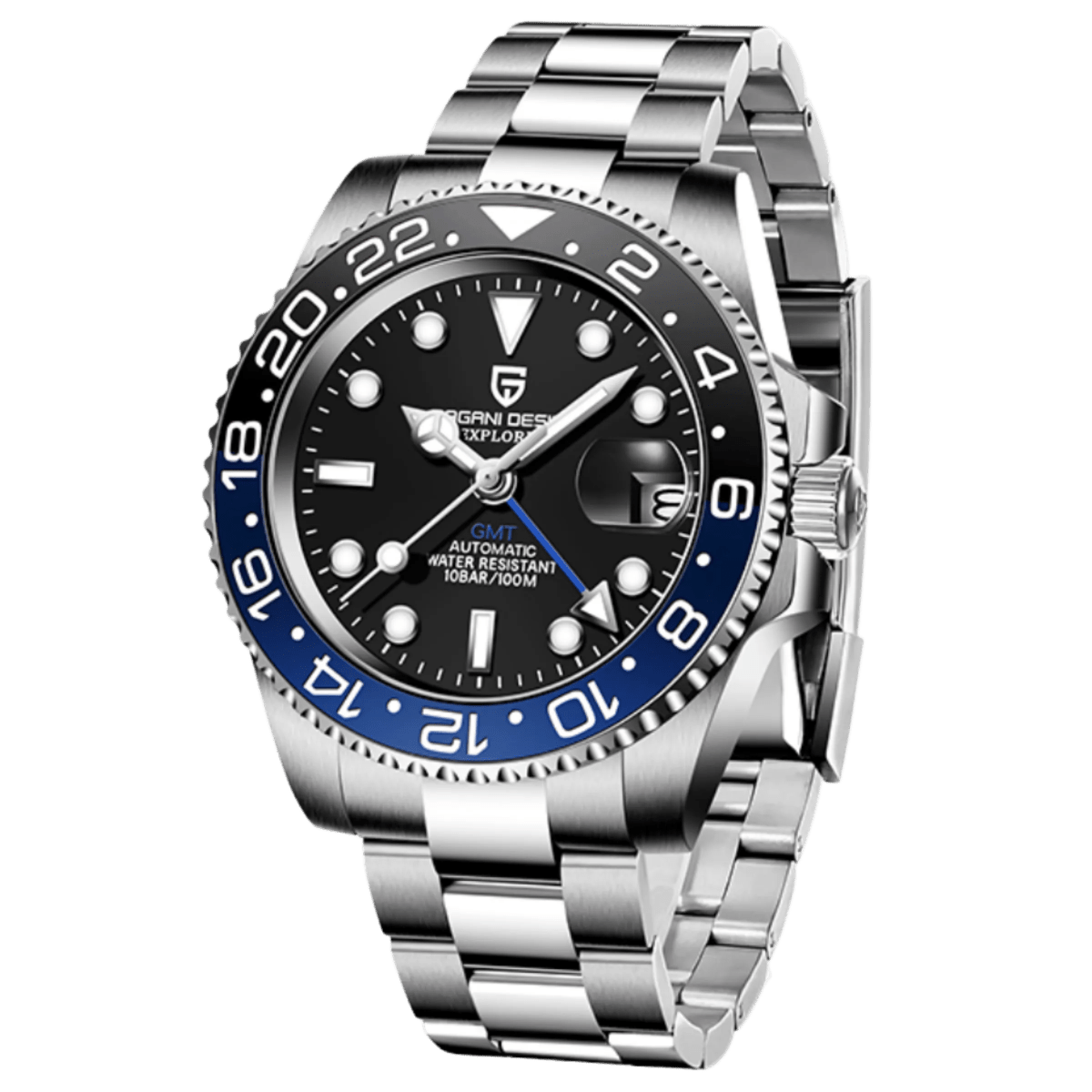 PD-1662 GMT 40mm Automatic Watch - Sapphire Crystal & 10 ATM
