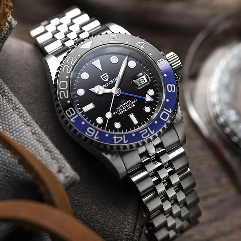 PD-1662 GMT 40mm Automatic Watch - Sapphire Crystal & 10 ATM