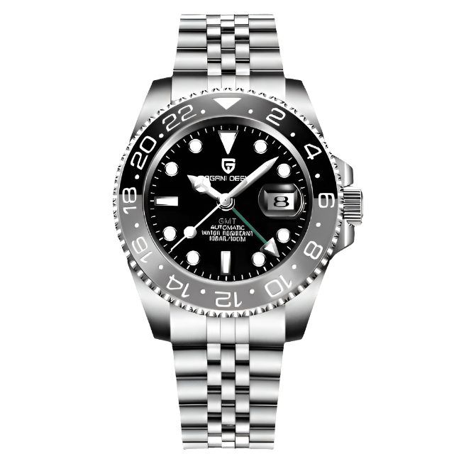 PD-1662 GMT 40mm Automatic Watch - Sapphire Crystal & 10 ATM