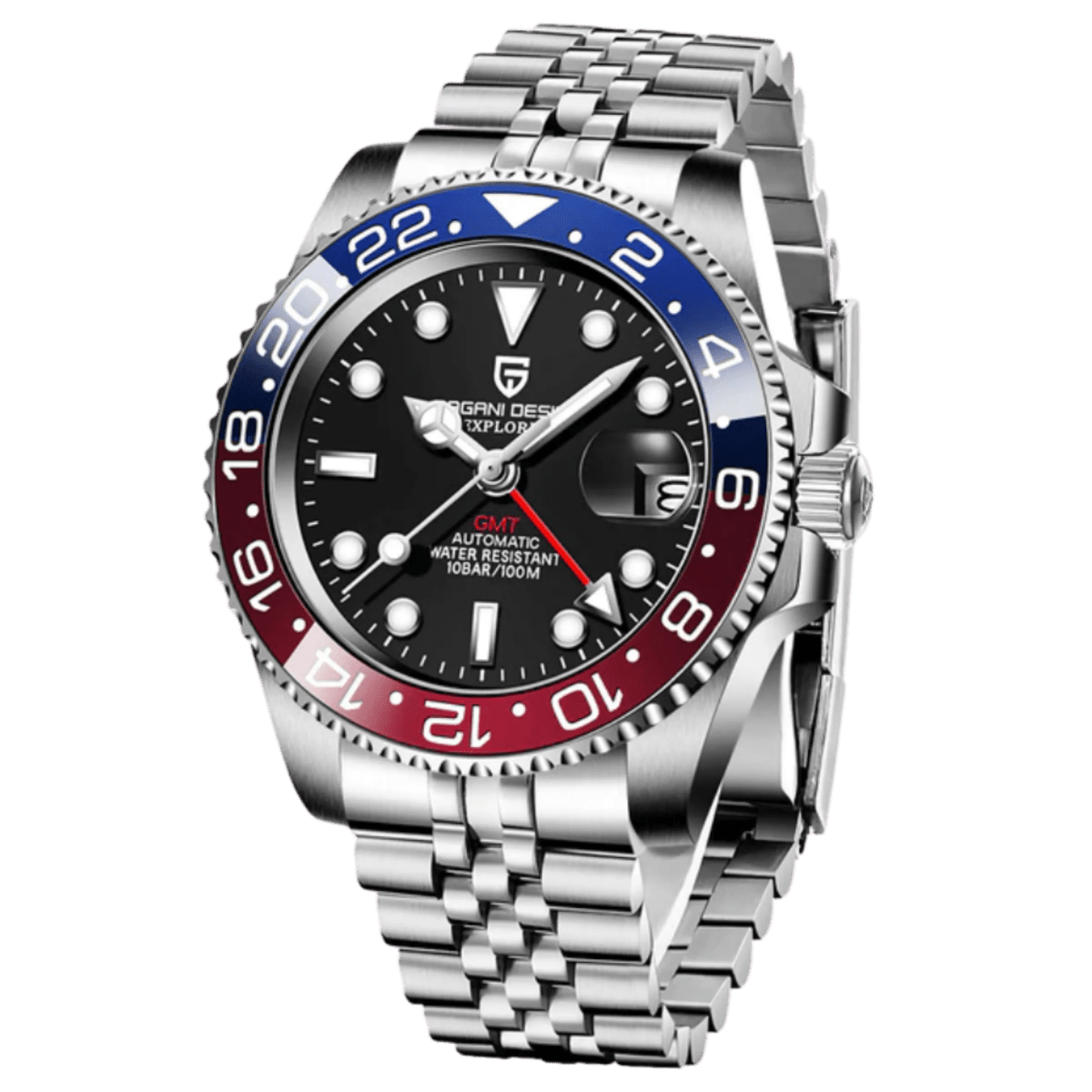 PD-1662 GMT 40mm Automatic Watch - Sapphire Crystal & 10 ATM