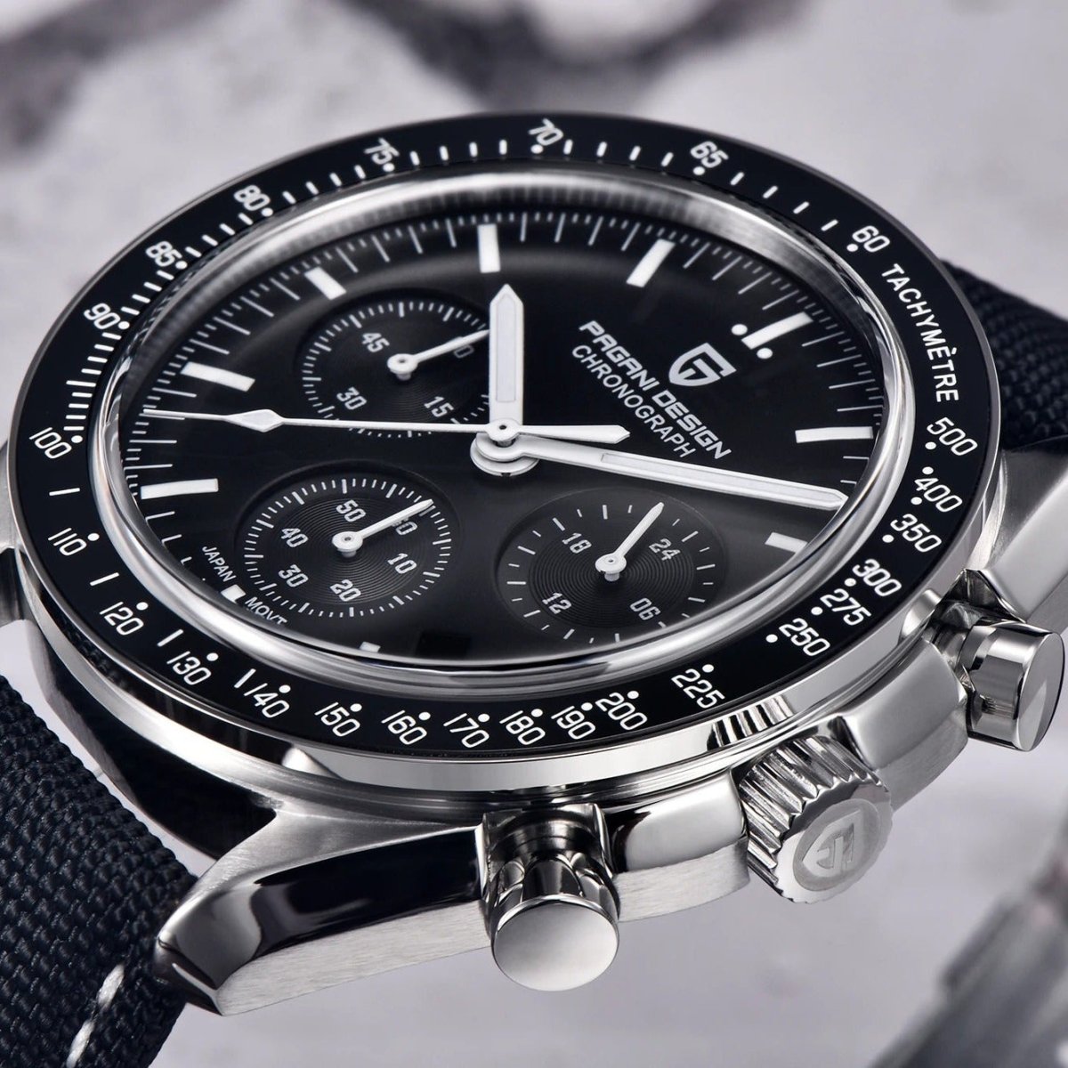 PD-1701 Daytona 40mm Chronograph Watch - Sapphire Crystal & 10 ATM