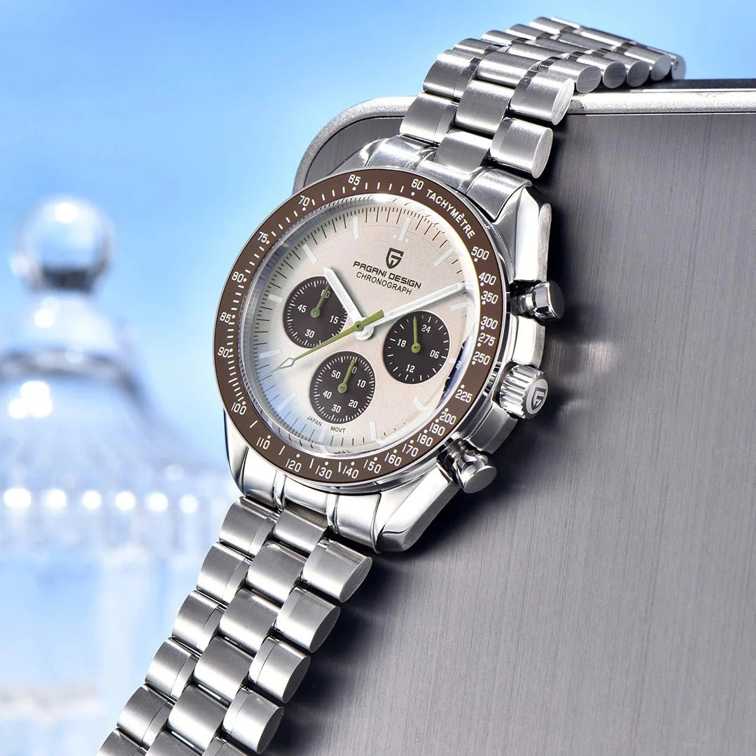 PD-1701 Daytona 40mm Chronograph Watch - Sapphire Crystal & 10 ATM