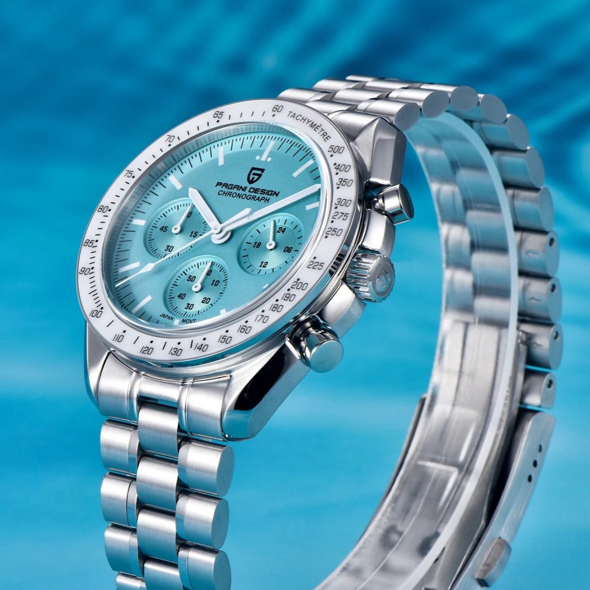 PD-1701 Daytona 40mm Chronograph Watch - Sapphire Crystal & 10 ATM