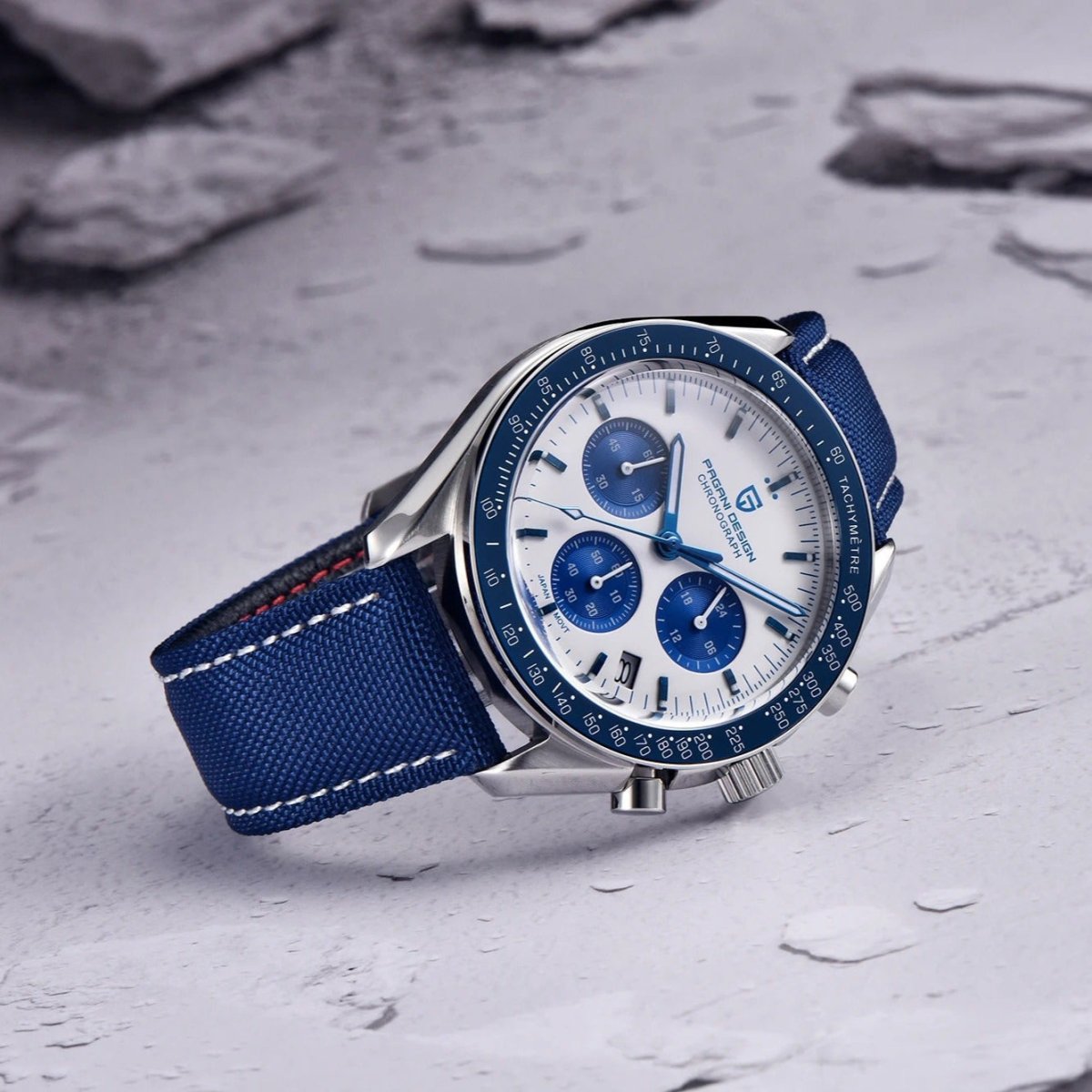 PD-1701 Daytona 40mm Chronograph Watch - Sapphire Crystal & 10 ATM