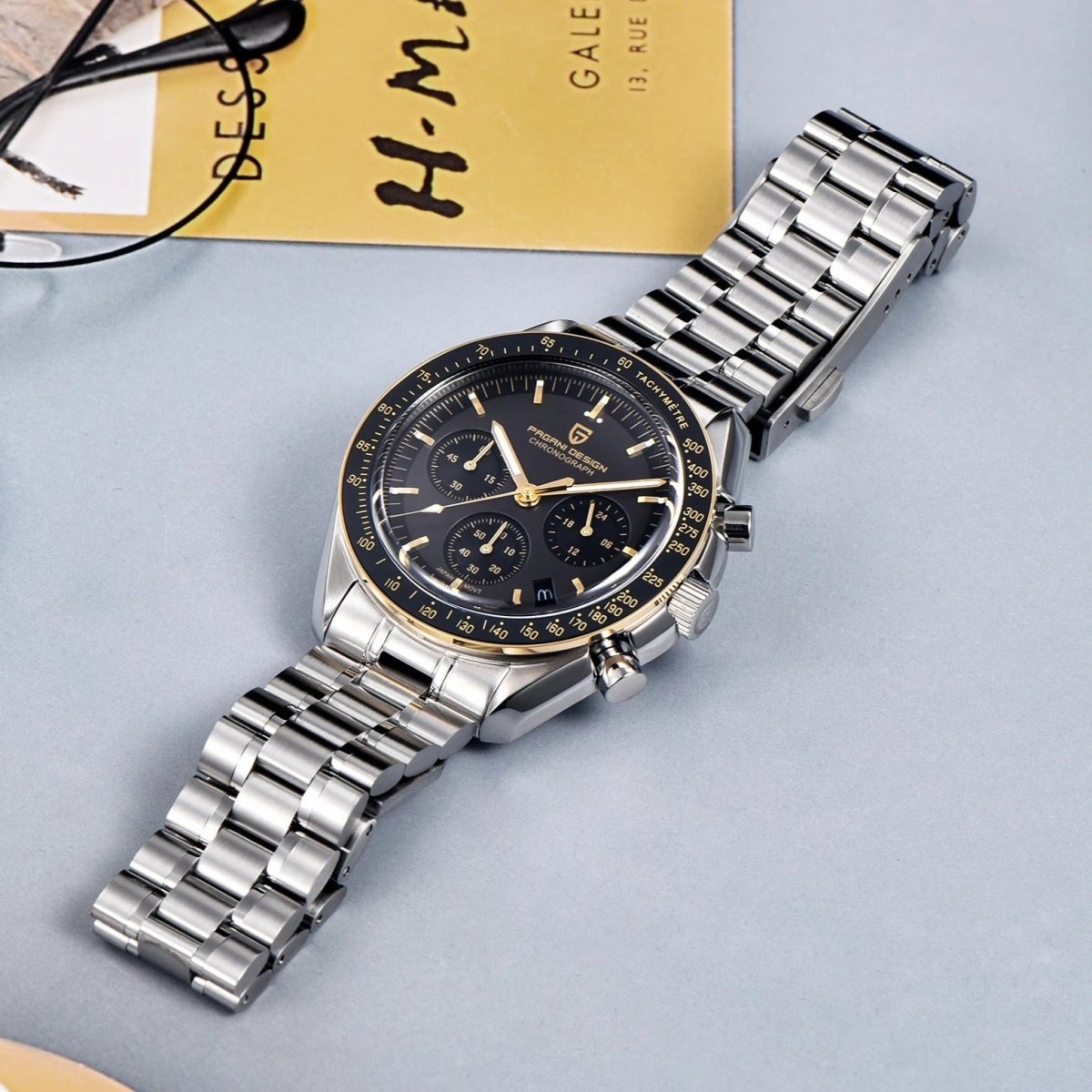 PD-1701 Daytona 40mm Chronograph Watch - Sapphire Crystal & 10 ATM