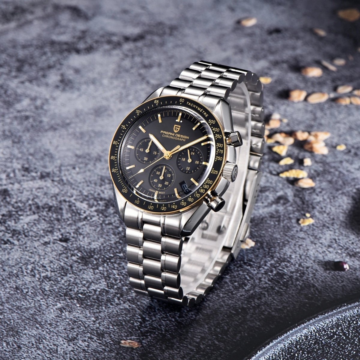 PD-1701 Daytona 40mm Chronograph Watch - Sapphire Crystal & 10 ATM