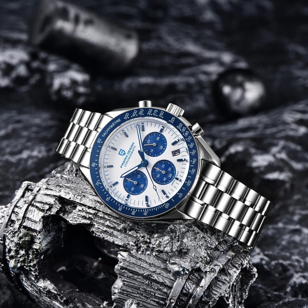 PD-1701 Daytona 40mm Chronograph Watch - Sapphire Crystal & 10 ATM