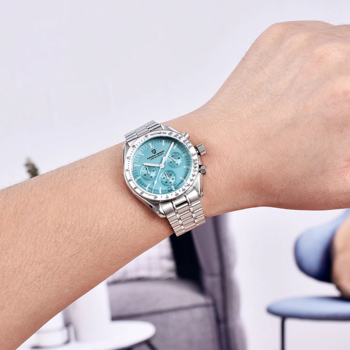 PD-1701 Daytona 40mm Chronograph Watch - Sapphire Crystal & 10 ATM