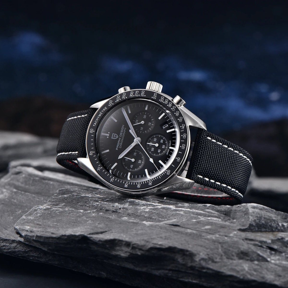 PD-1701 Daytona 40mm Chronograph Watch - Sapphire Crystal & 10 ATM