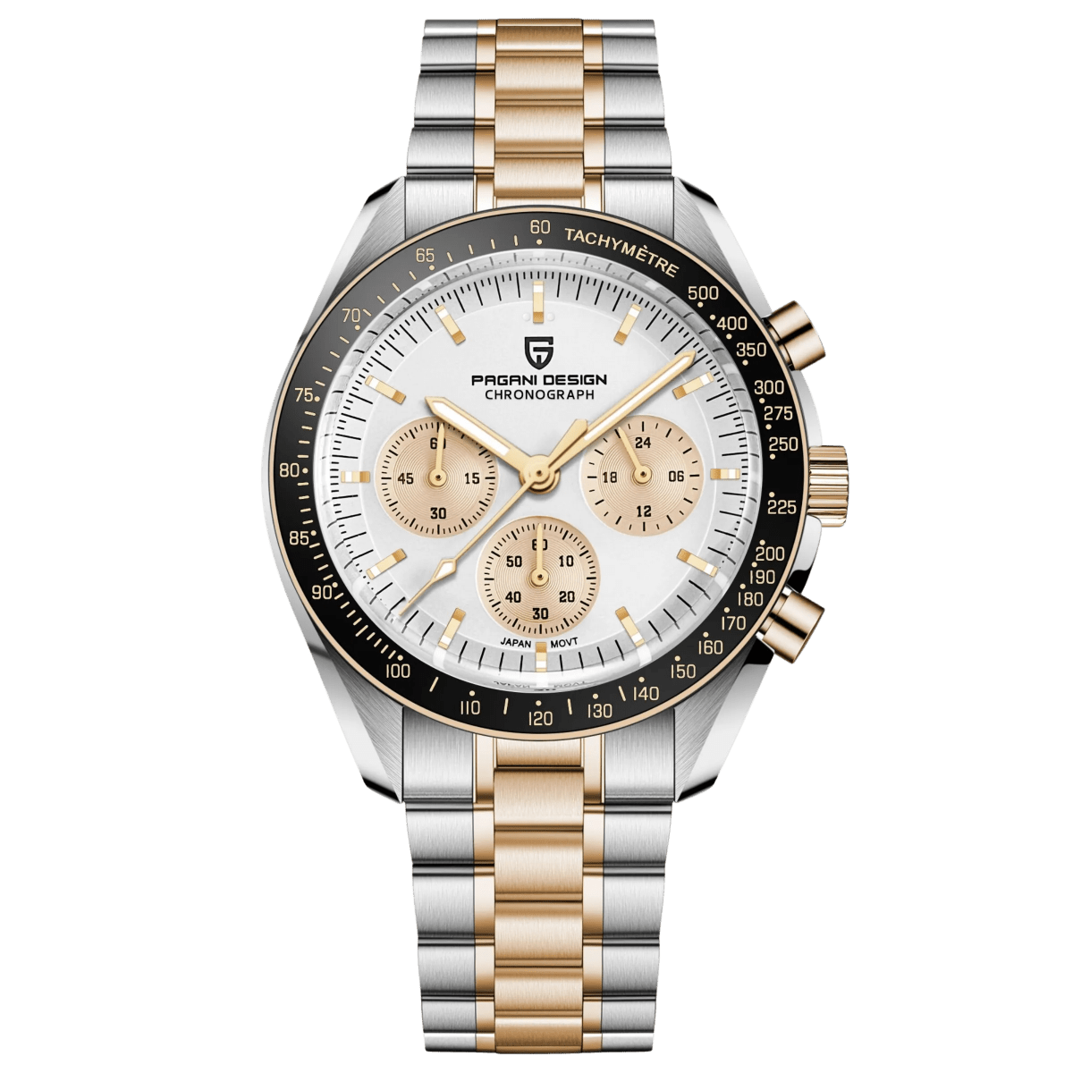 PD-1701 Daytona 40mm Chronograph Watch - Sapphire Crystal & 10 ATM