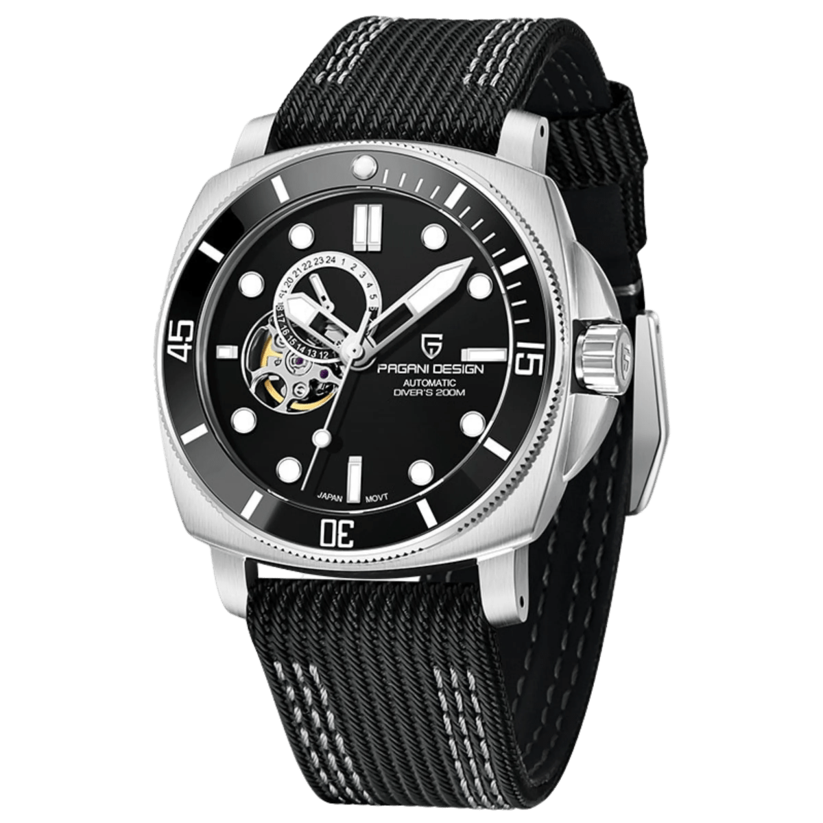 PD-1736 Submariner 43mm Automatic Watch - Sapphire Crystal & 20 BAR