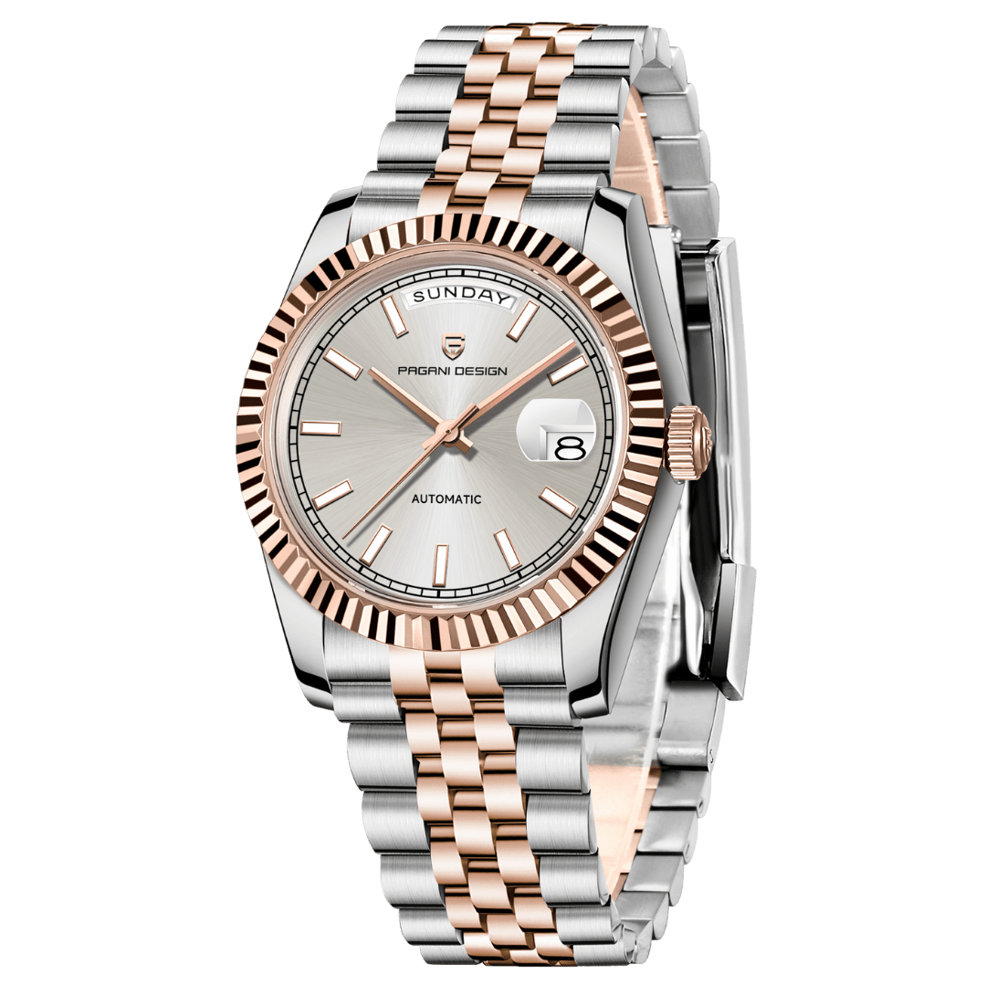 PD-1752 Day-Date 36mm Automatic Watch - Sapphire Crystal & 10 ATM