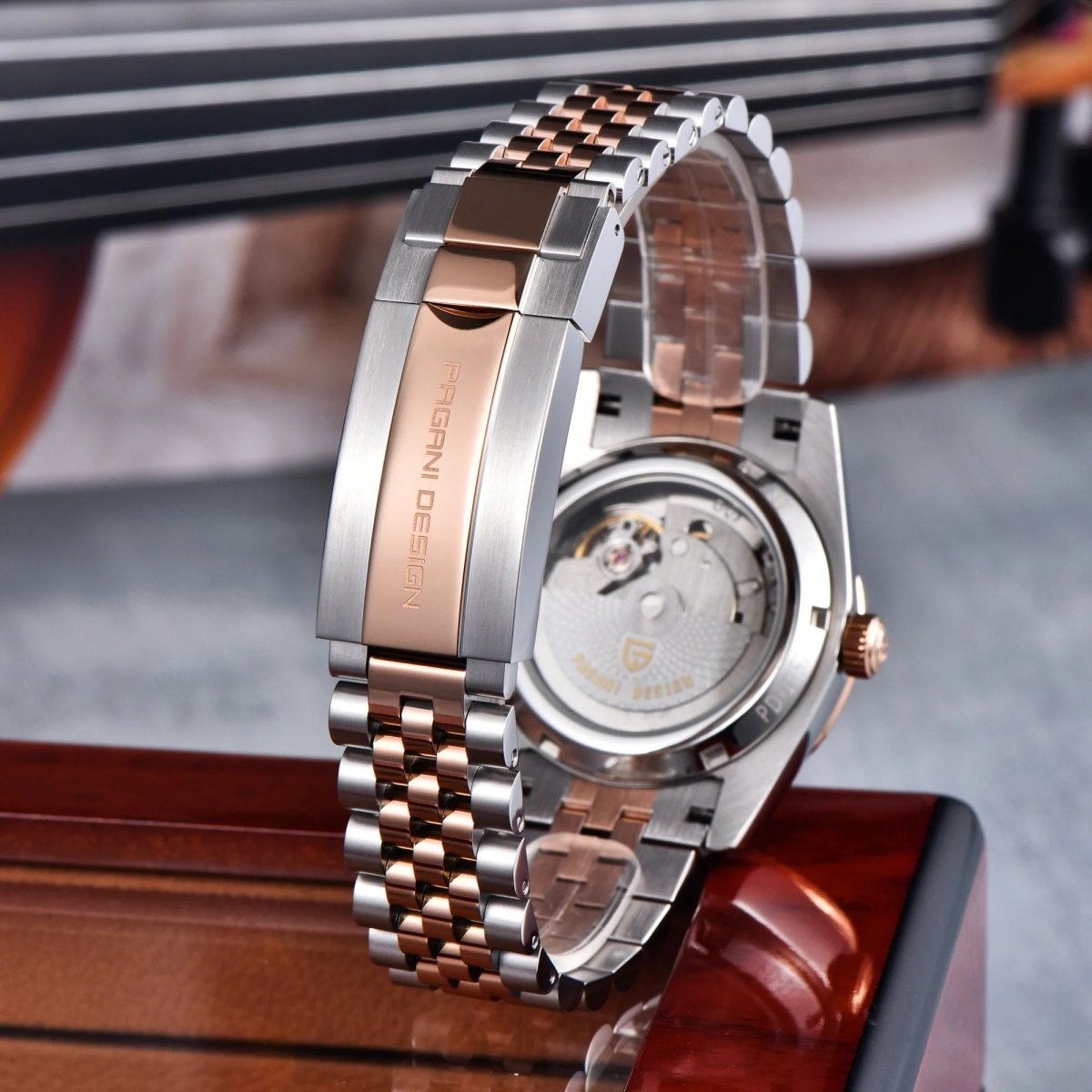 PD-1752 Day-Date 36mm Automatic Watch - Sapphire Crystal & 10 ATM