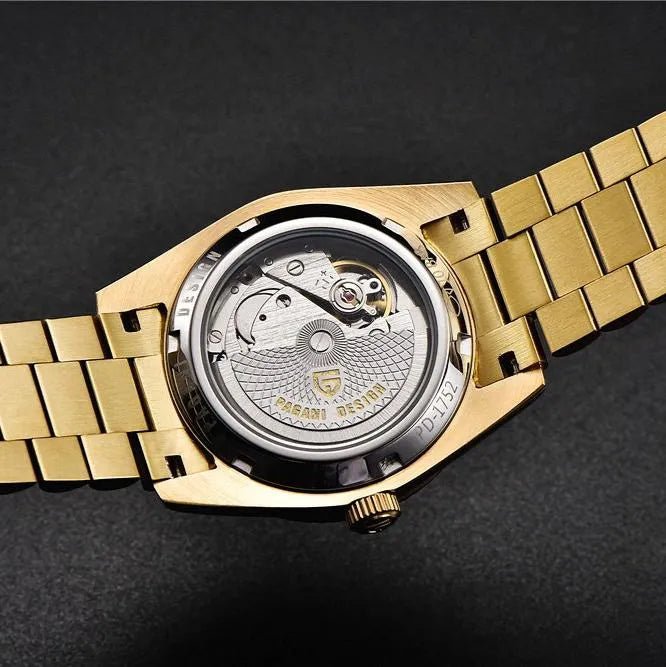 PD-1752 Day-Date 36mm Automatic Watch - Sapphire Crystal & 10 ATM