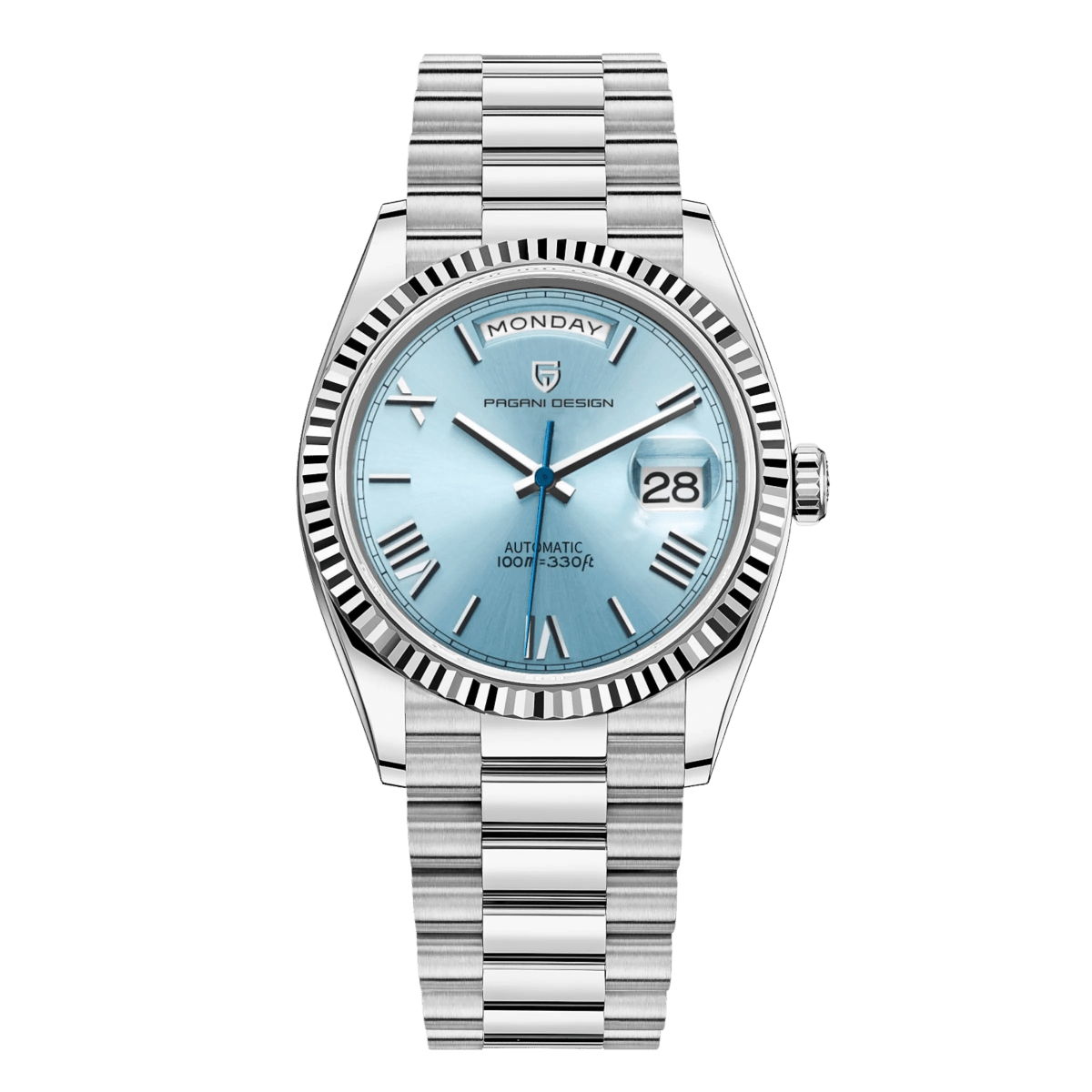 PD-1752 Day-Date 36mm Automatic Watch - Sapphire Crystal & 10 ATM