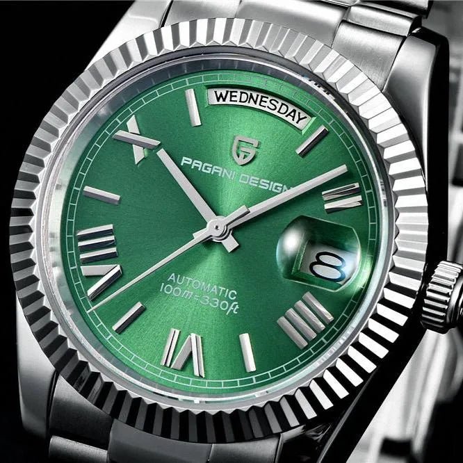 PD-1752 Day-Date 36mm Automatic Watch - Sapphire Crystal & 10 ATM