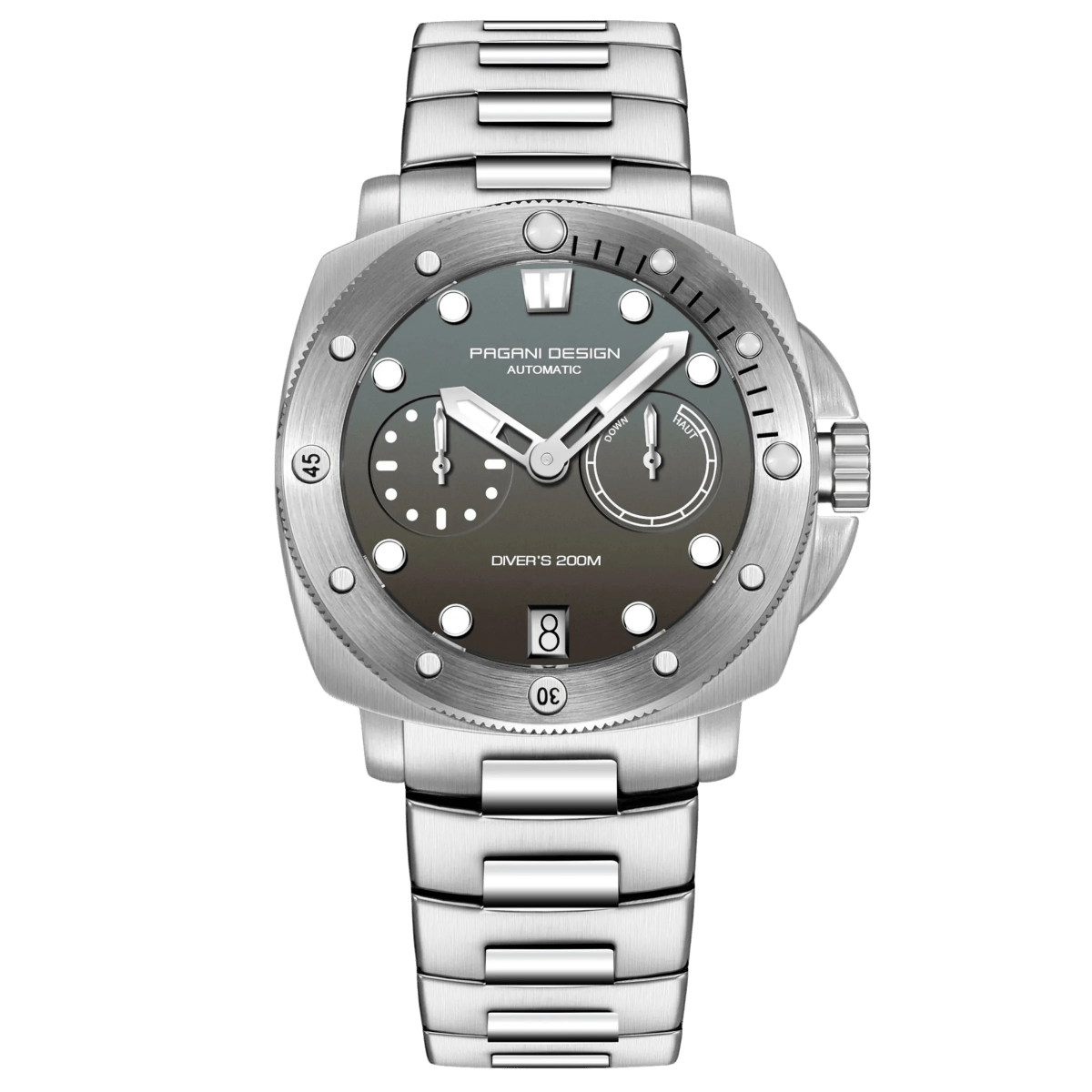 Pagani Design PD-1767 - 41mm Automatic Watch Stainless Steel 200m