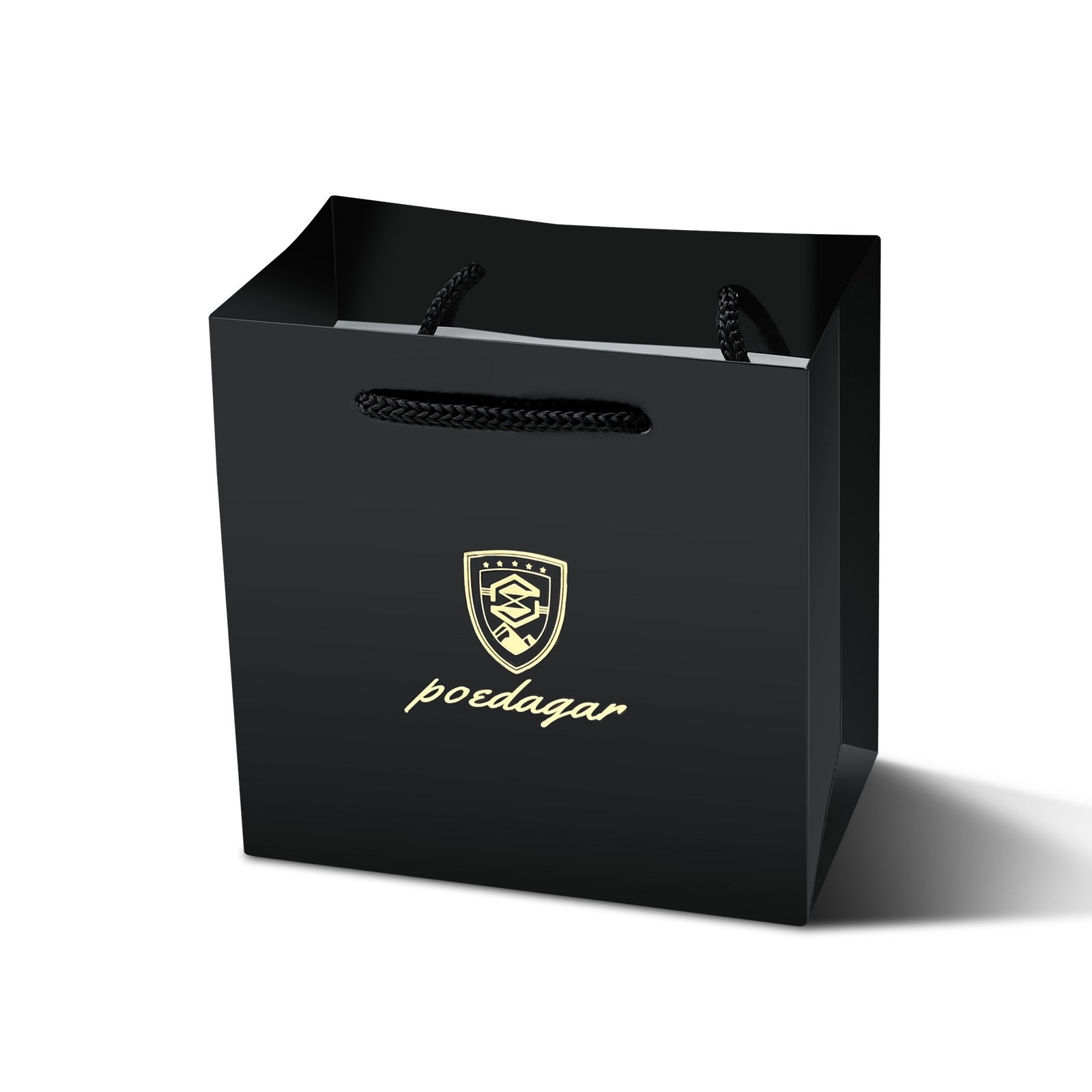 Poedagar® Black Gift Bag - Premium Watch Presentation
