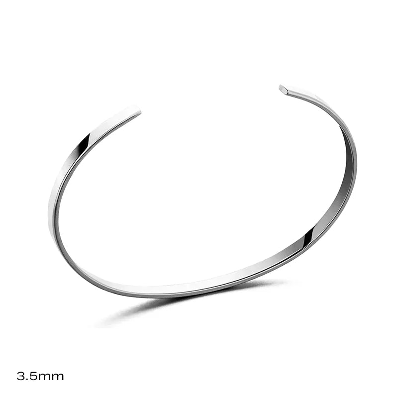 Cuff Bracelet Stainless Steel Men Bold Masculine Style
