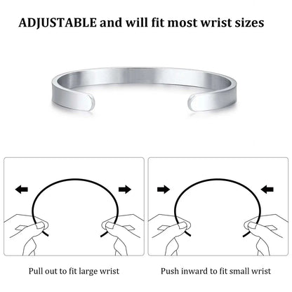 Tickhaus®  Dual Stainless Steel Bracelets Set