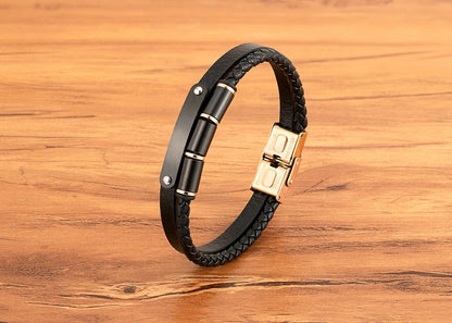 Tickhaus®  Double-Layer Rope Bracelet with Stainless Steel Clasp