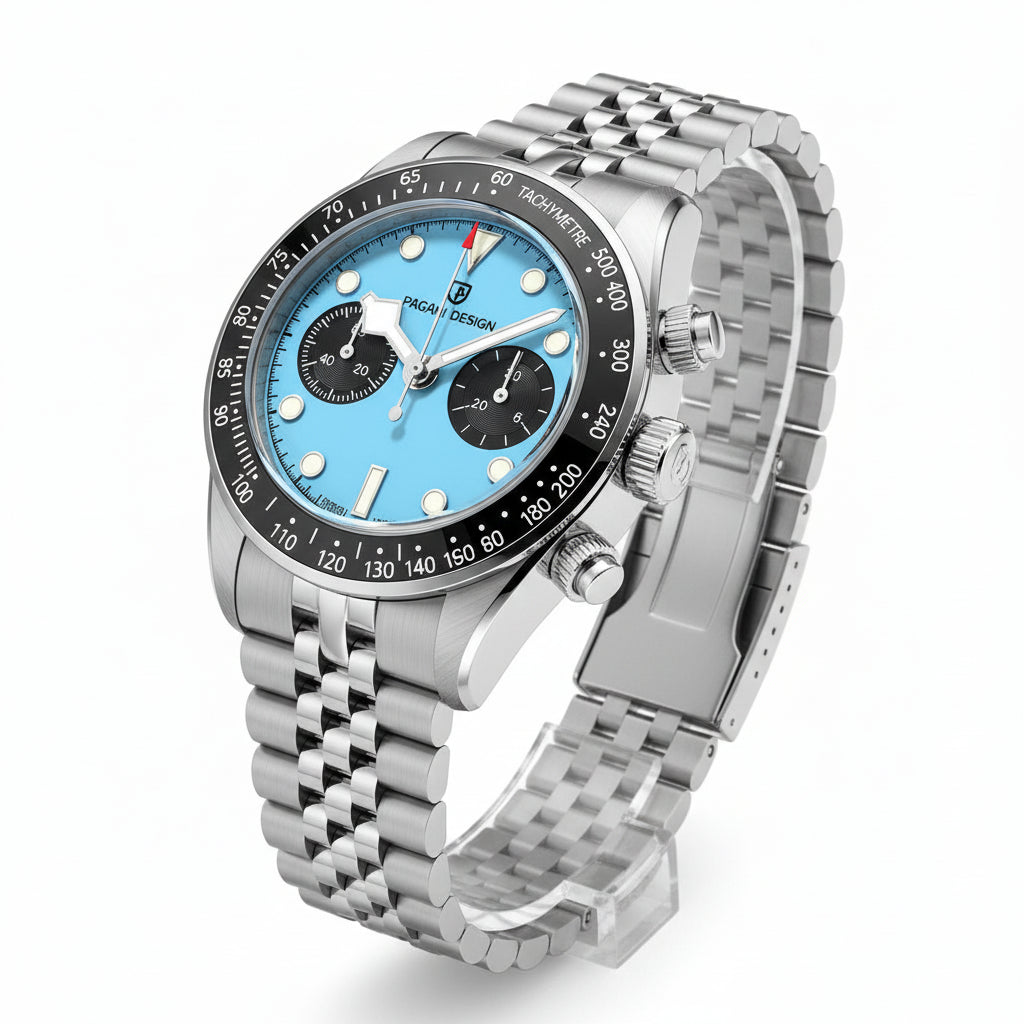 PD-1701 BB Flamingo Chronograph - Sapphire Crystal & 100M Water Resistant