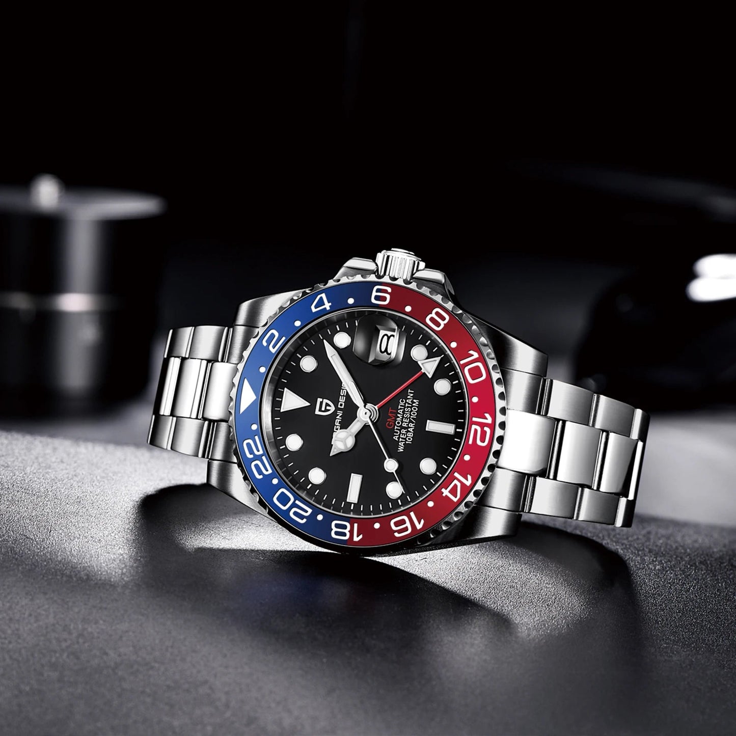PD1662 - Dual Time Travel Watch