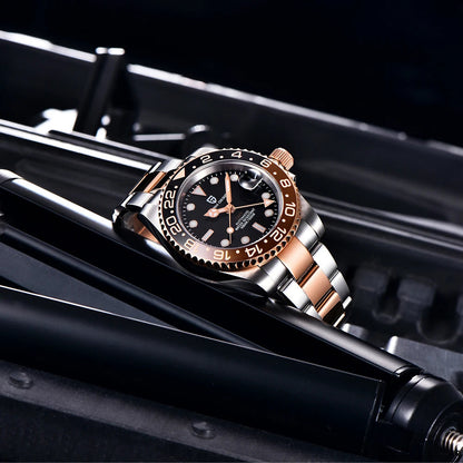 PD1662 - Dual Time Travel Watch