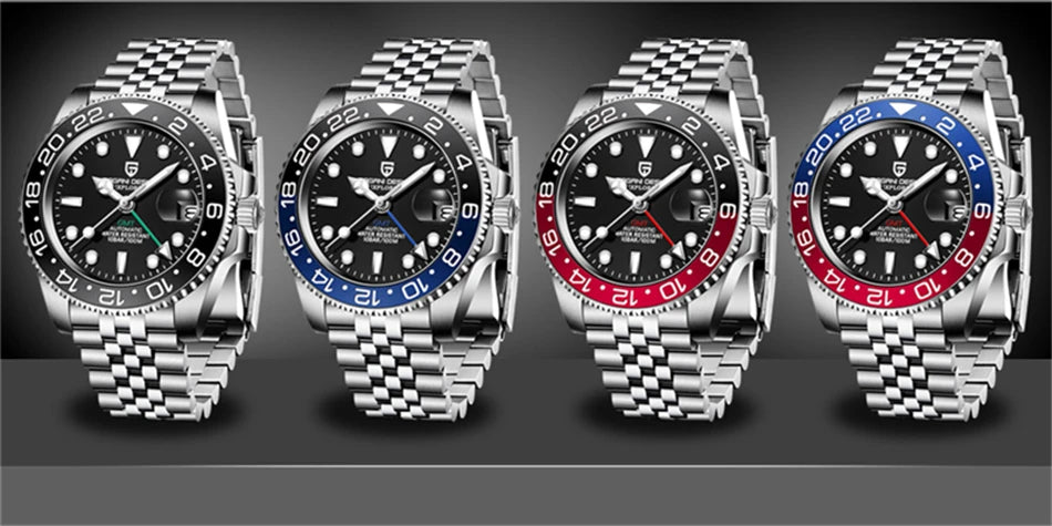 PD1662 - Dual Time Travel Watch