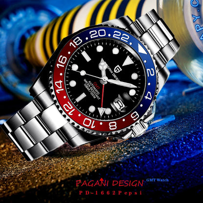PD1662 - Dual Time Travel Watch