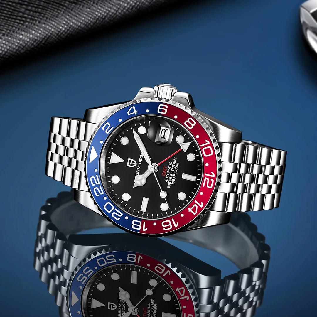 PD1662 - Dual Time Travel Watch