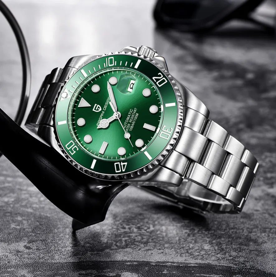 Pagani Design PD-1639 - 43mm Automatic Dive Watch Stainless Steel 100m