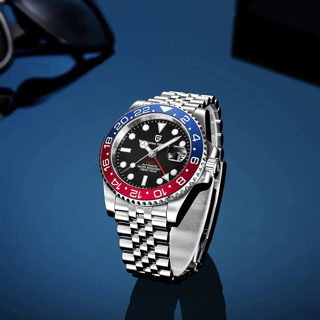 PD-1662 GMT 40mm Automatic Watch - Sapphire Crystal & 10 ATM
