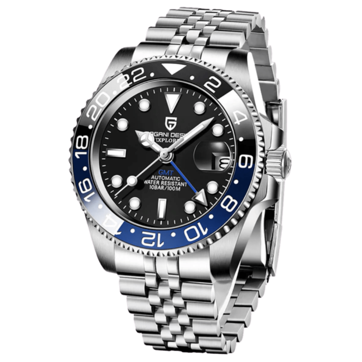 PD-1662 GMT 40mm Automatic Watch - Sapphire Crystal & 10 ATM