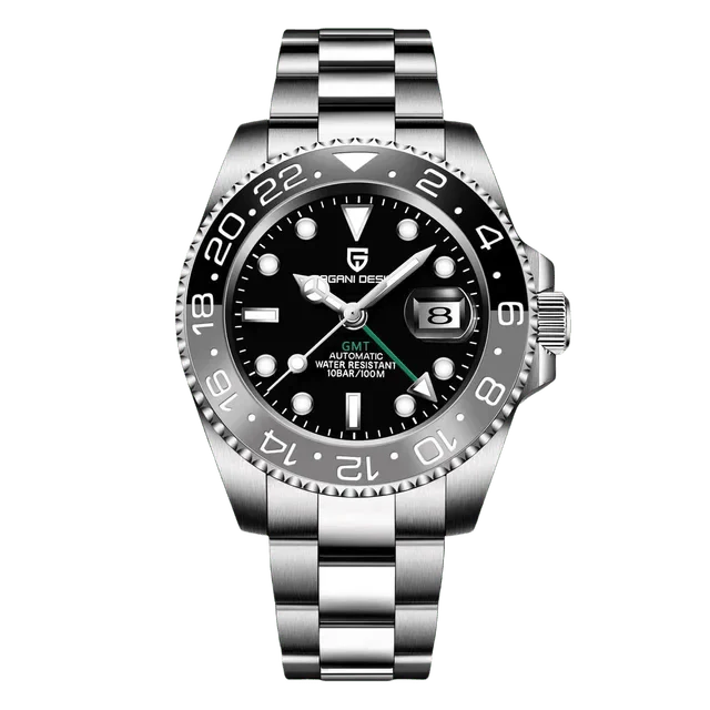PD-1662 GMT 40mm Automatic Watch - Sapphire Crystal & 10 ATM