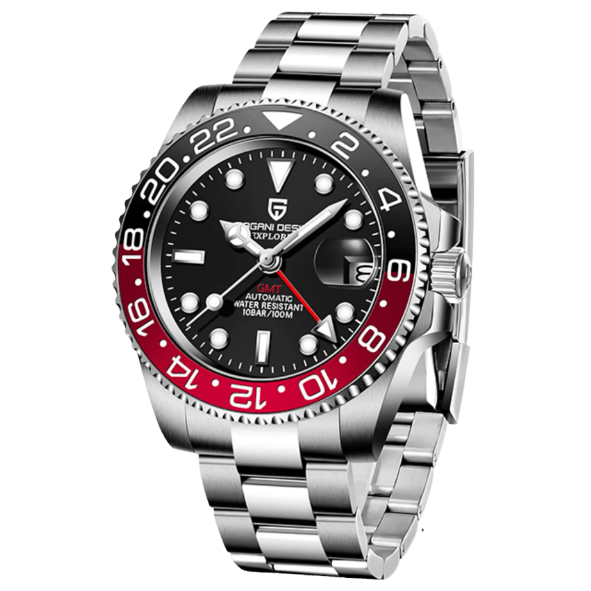 PD-1662 GMT 40mm Automatic Watch - Sapphire Crystal & 10 ATM