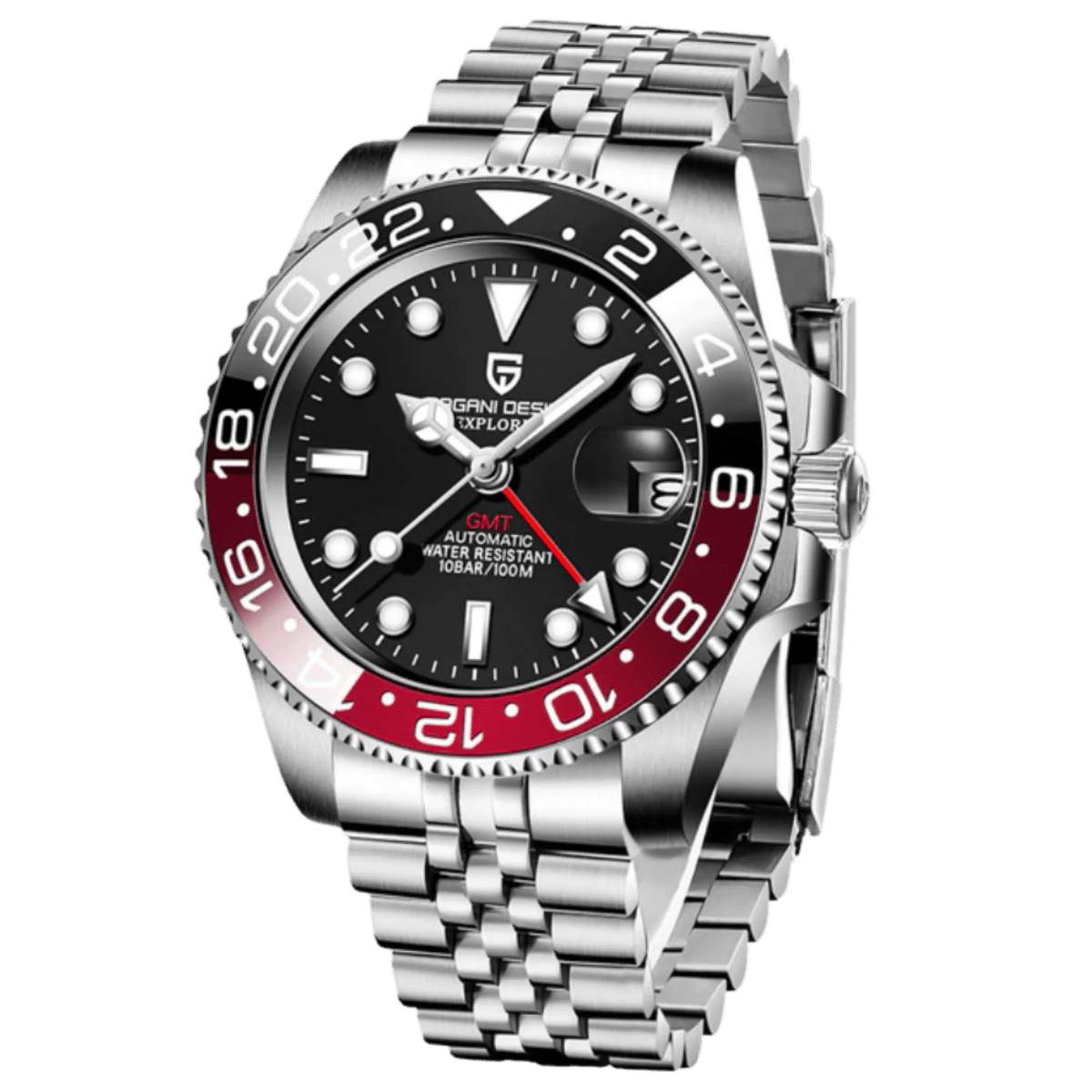 PD-1662 GMT 40mm Automatic Watch - Sapphire Crystal & 10 ATM