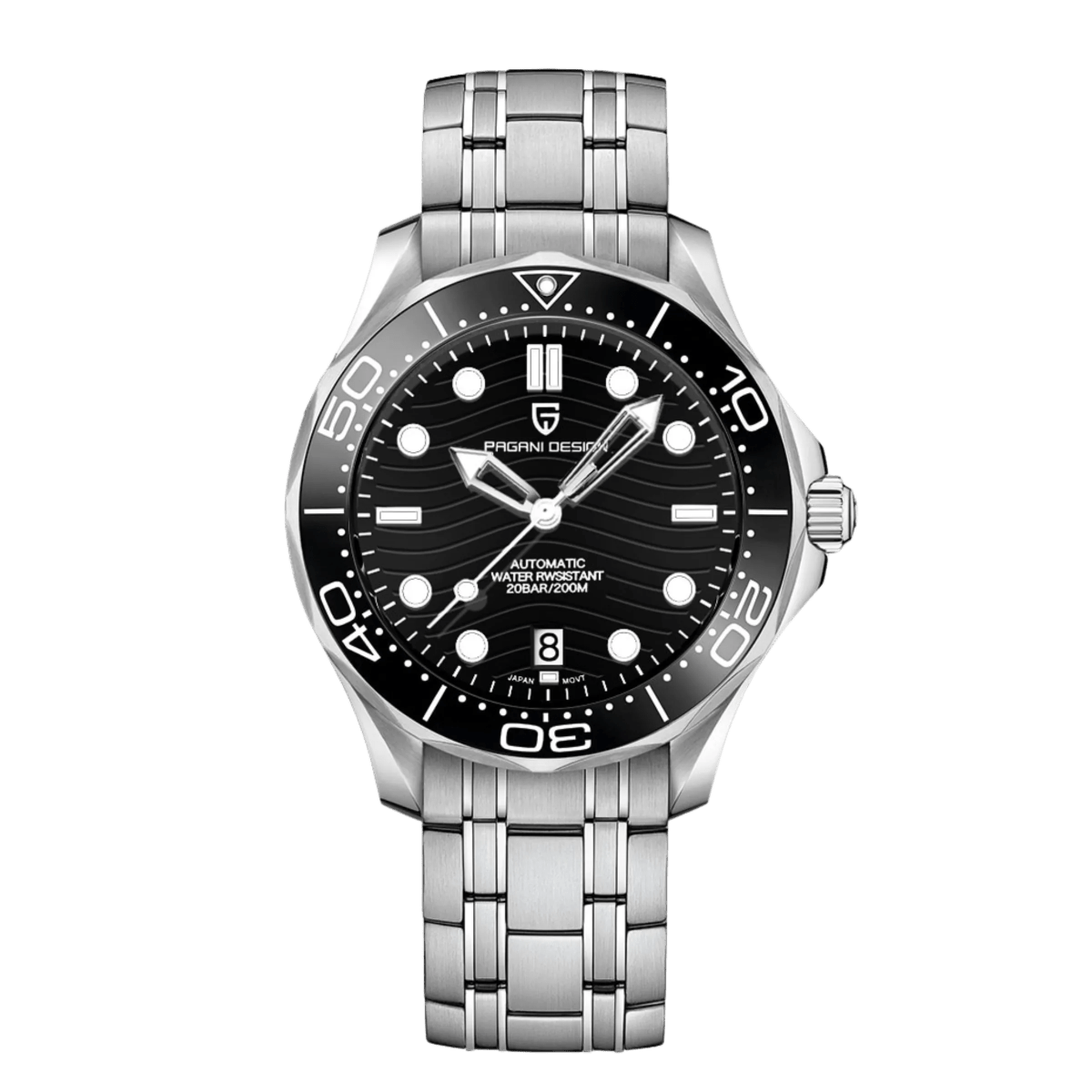 Pagani Design PD-1685 - 42mm Automatic Watch Stainless Steel 200m