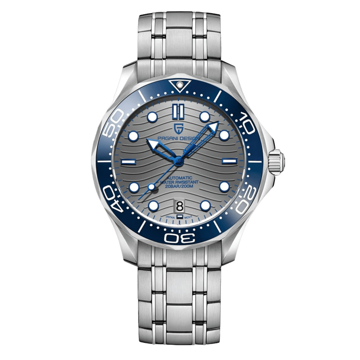 Pagani Design PD-1685 - 42mm Automatic Watch Stainless Steel 200m