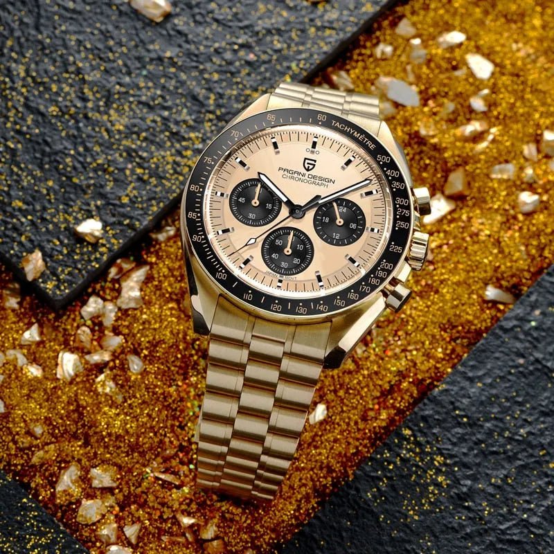 PD-1701 Daytona 40mm Chronograph Watch - Sapphire Crystal & 10 ATM