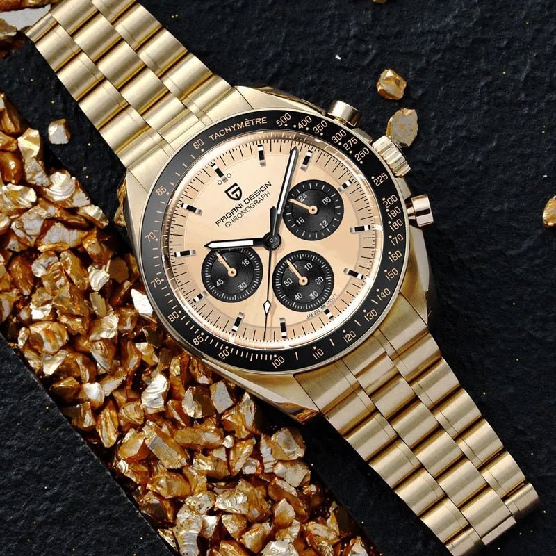 PD-1701 Daytona 40mm Chronograph Watch - Sapphire Crystal & 10 ATM